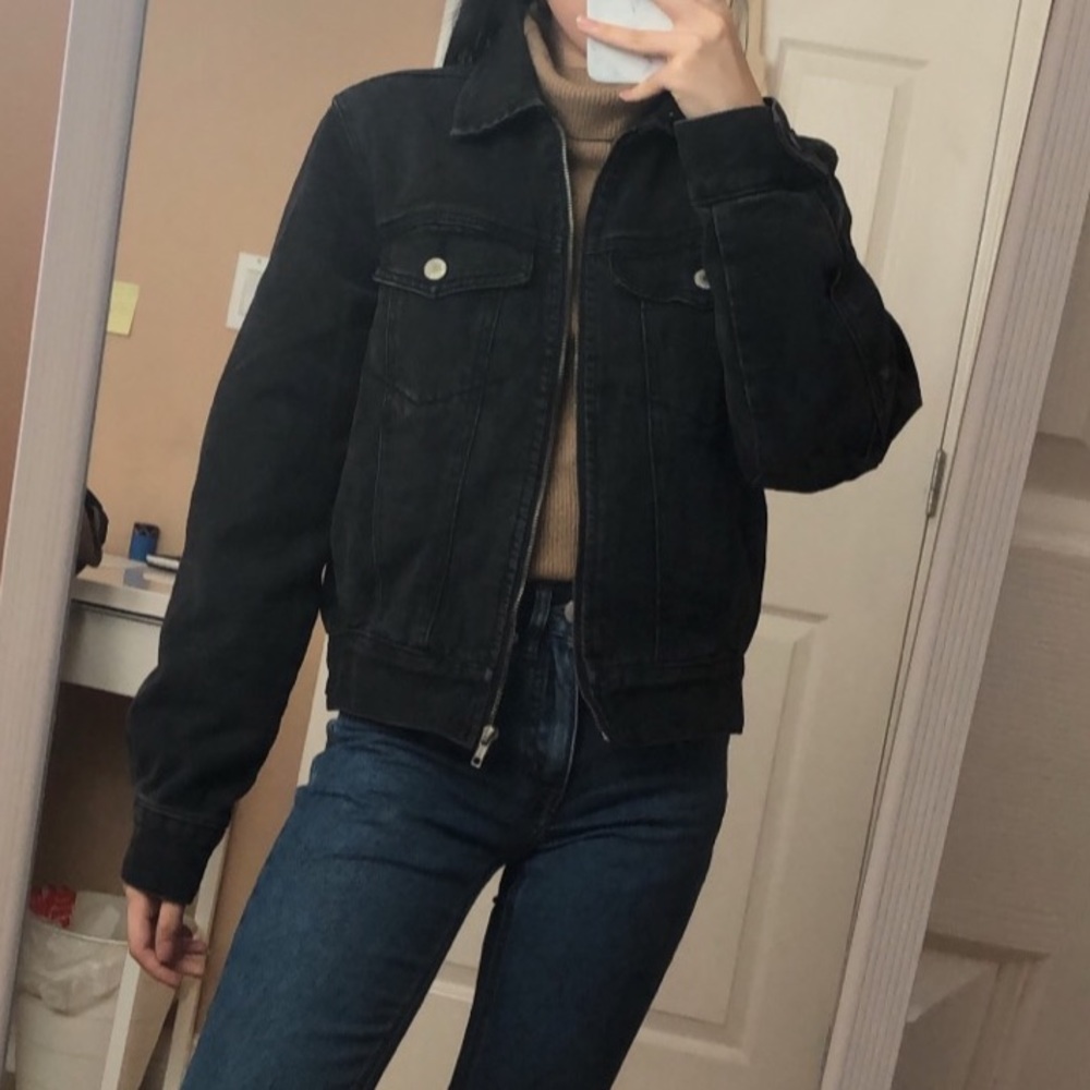 Brandy Melville Black Denim Jacket